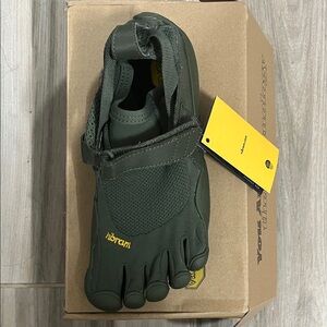 Vibram FiveFingers Dark Green Toe Shoes